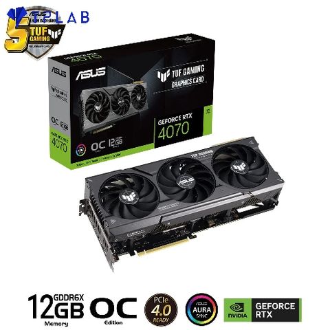  ASUS TUF Gaming GeForce RTX 4070 OC Edition 12GB GDDR6X 