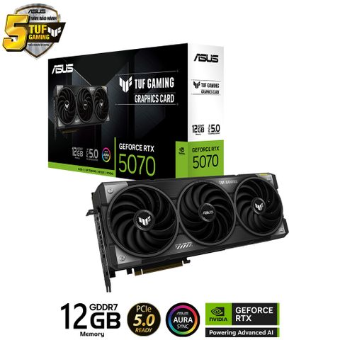 ASUS TUF Gaming GeForce RTX 5070 12GB GDDR7 