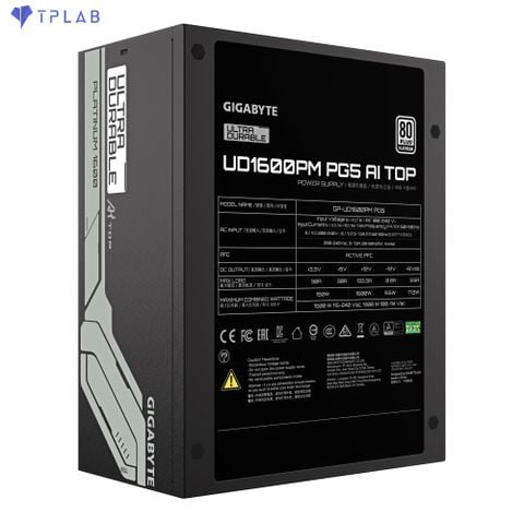  Nguồn máy tính Gigabyte UD1600PM PG5 AI TOP 