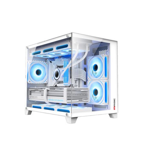  Case Magic Aqua-M Ultra Pro - Trắng | Full M-ATX, AIO 360 Top 