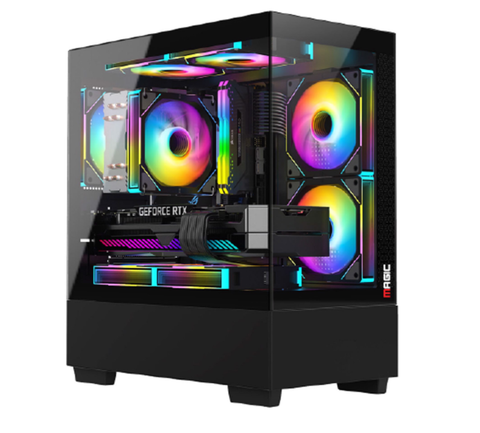  Case Magic MIX-Tower Đen | M-ATX 