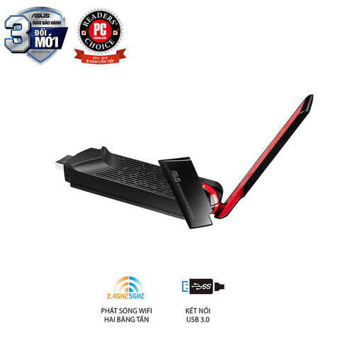  USB Wifi ASUS USB - AC68 Wireless AC1900 