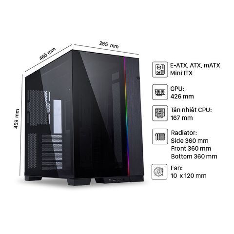  Vỏ Case LIAN-LI O11 Dynamic EVO Black 