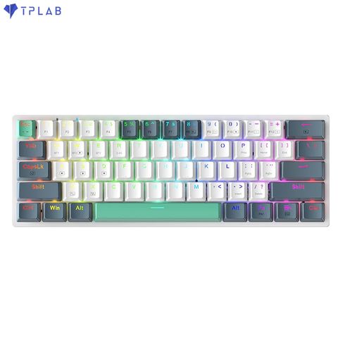  BÀN PHÍM CƠ KHÔNG DÂY MACHENIKE K500-B61W 