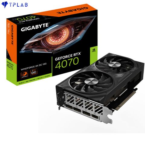  Gigabyte GeForce RTX 4070 WindForce 2X OC 12G (GV-N4070WF2OC-12GD) 