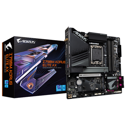  Mainboard Gigabyte Z790M AORUS ELITE AX DDR5 (Wifi+Bluetooth) 