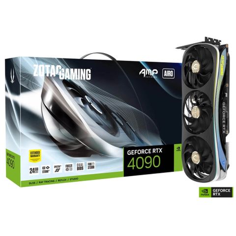  ZOTAC GAMING GeForce RTX 4090 AMP Extreme AIRO – 24GB GDDR6X 