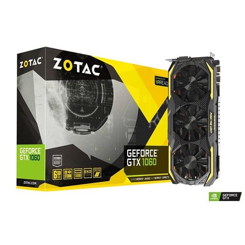  ZOTAC GTX 1060 AMP EXTREME TRIPLE FAN 6GB GDDR5X 