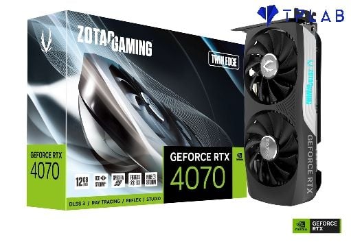  ZOTAC GAMING GeForce RTX 4070 Twin Edge 12GB GDDR6X 