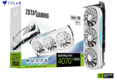  ZOTAC RTX 4070 Ti Super Trinity White Edition 16GB 