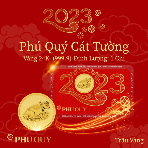 Trâu vàng - Phú Quý Cát Tường (24K 999.9)