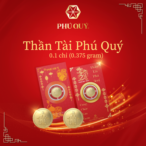 Thần Tài Phú Quý 999.9 0,1 chỉ