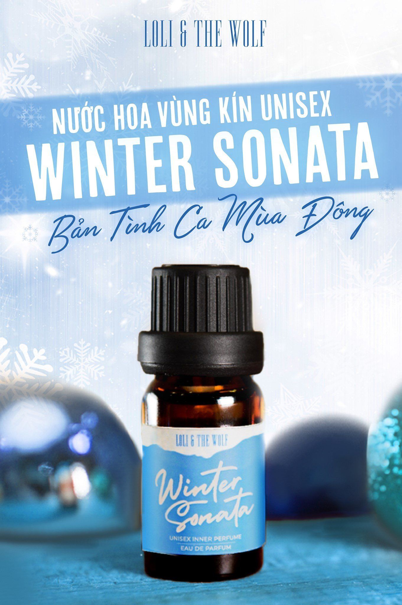 Nước hoa vùng kín unisex - Winter Sonata Eau De Parfum -chai chấm 10ml –  lolithewolf