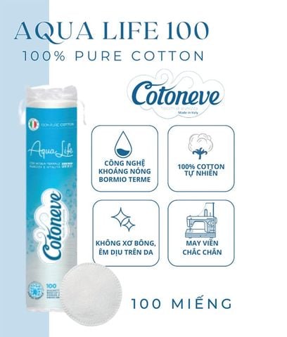 BÔNG TẨY TRANG AQUA LIFE