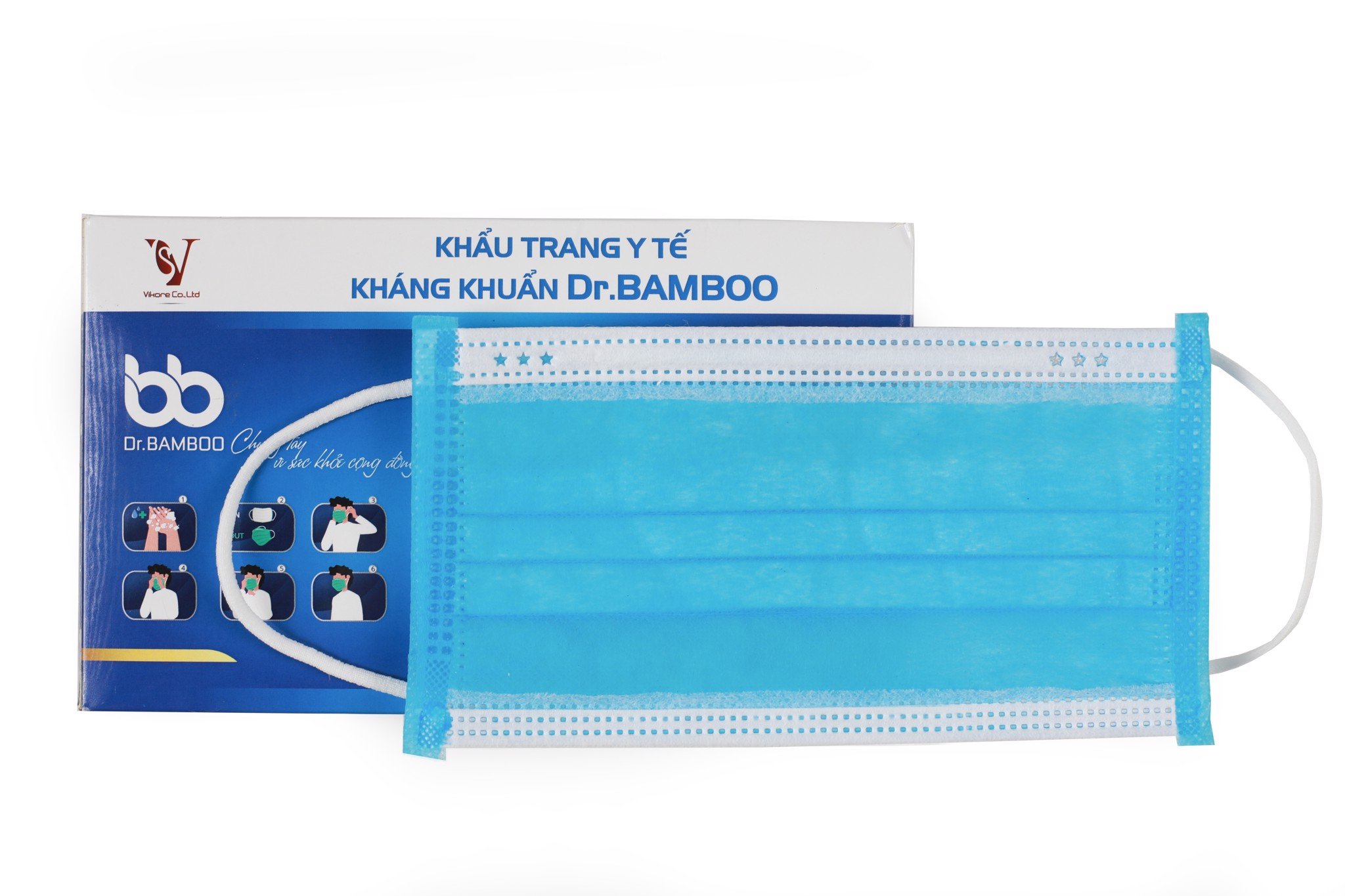 Khẩu trang y tế Dr.Bamboo 01