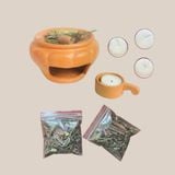  Set Bếp Xông Thảo Kèm Nến và Thảo Mộc - TM16 