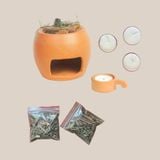  Set Bếp Xông Thảo Kèm Nến và Thảo Mộc - TM16 