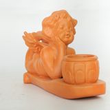  Đèn Đốt Nến Đất Nung Thiên Thần - Angel Candle Holder - DN52 