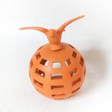  Đèn Đốt Nến Đất Nung  Quả Địa Cầu và Chim Bồ Câu - Candle Holder - DN54 