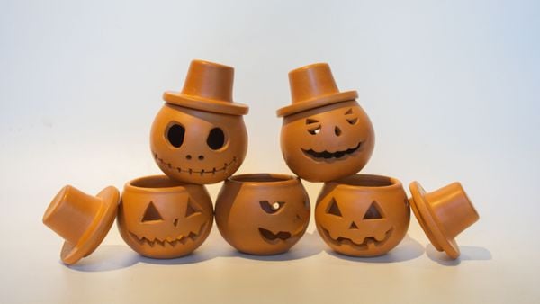  Đèn Nến Halloween - Đèn Bí Jack'o'lantern 