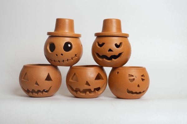  Đèn Nến Halloween - Đèn Bí Jack'o'lantern 