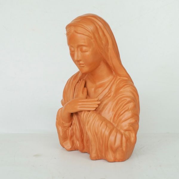  Tượng Đức Mẹ Đất Nung / Terra Cotta Saint Mary Statue - TTT46 
