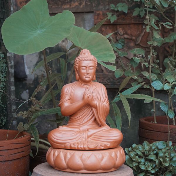  Tượng Phật A Di Đà Đất Nung - TTT59 