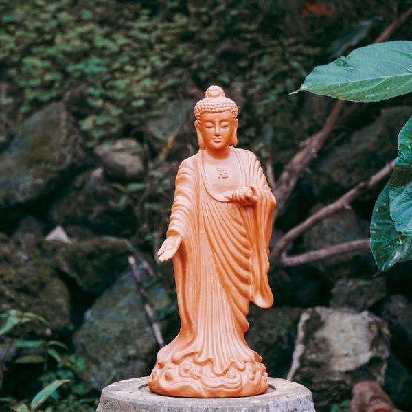  Tượng Phật A Di Đà Đất Nung - TTT58 
