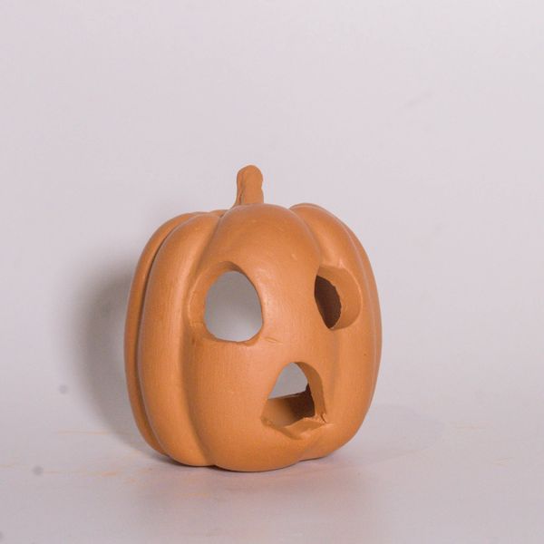  Đèn Trái Bí Halloween - Jack'o'lantern Pumpkin Candle Holder - DN62 