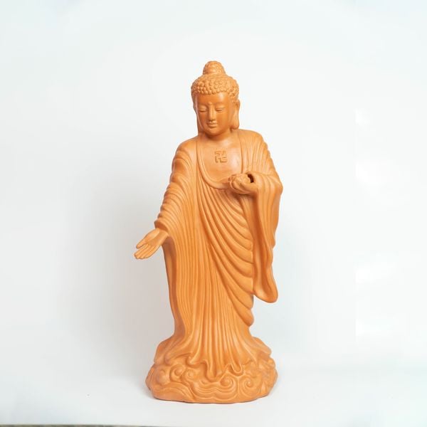  Tượng Phật A Di Đà Đất Nung - TTT58 