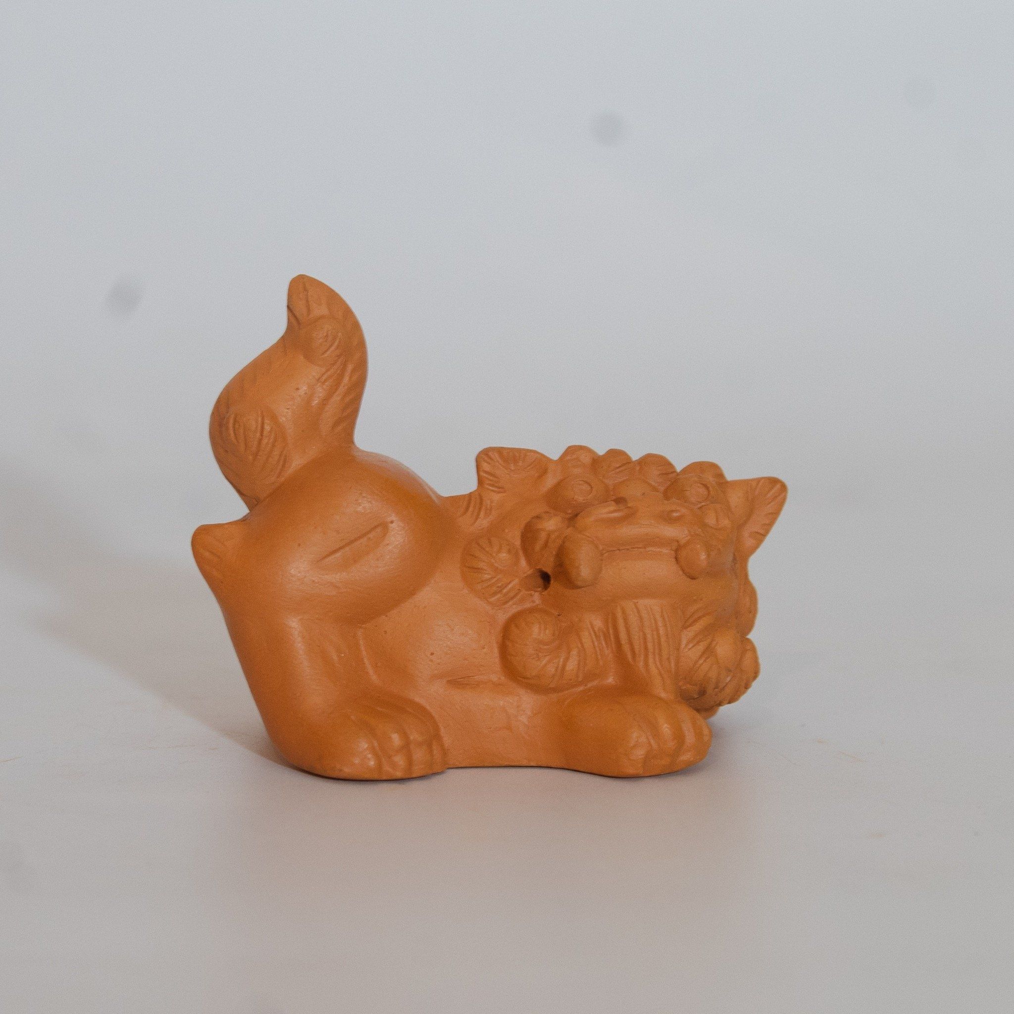  Lân Đất Nung Trang Trí - Size Nhỏ - S - LN29 