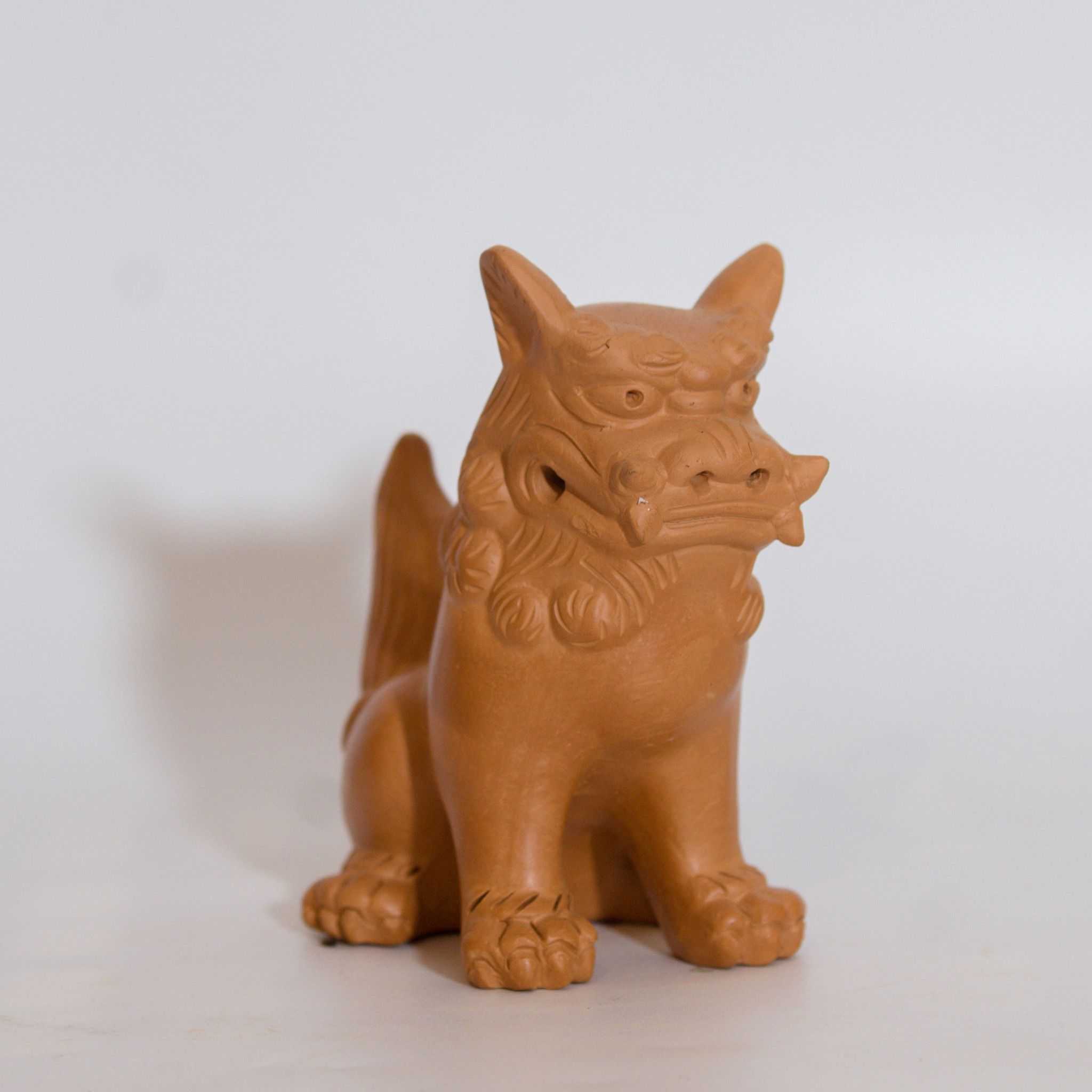  Lân Đất Nung Trang Trí - Size Lớn  - LN32 