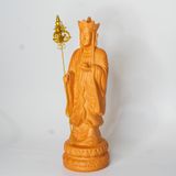  Tượng Địa Tạng Đất Nung Kèm Tích Trượng - TTT123 