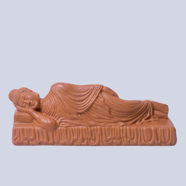  Tượng Phật Nhập Niết Bàn Đất Nung - TTT73 