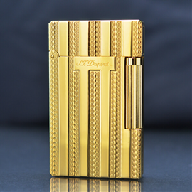 D172 - Bật Lửa Dupont Kẻ Dọc Mạ Vàng