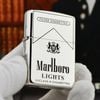 Bật Lửa Zippo Armor Chính Hãng Bạc Khối Khắc Logo Marlboro - ZB33