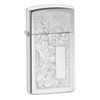 Bật Lửa Zippo Slim Chrome Venetian Z289