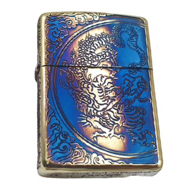 Zippo Xuất Nhật Armor Hình Rồng ZN115