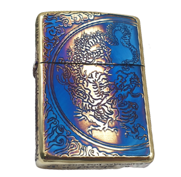 Zippo Xuất Nhật Armor Hình Rồng ZN115