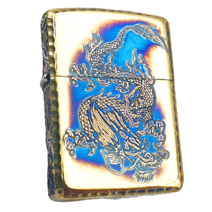Zippo Xuất Nhật Armor Rồng ZN117