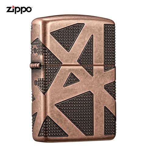 Zippo Armor Geometric 360 Design Antique Z238