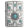 Zippo Nhật Armor dán Ngọc Lam kiểu Ấn Độ ZN113
