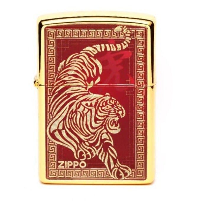 Bật Lửa Zippo Hổ Năm Nhâm Dần bản Armor - Zippo CZA-2-24 – Zippo Year of the Tiger 2022 Asian Limited Edition Z300