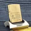 BẬT LỬA ZIPPO BRASS CHU NIÊN 32-92 ĂN MÒN CHỦ ĐỀ NỮ THẦN TỰ DO ĐỨNG NĂM 1992 ZL237