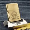 BẬT LỬA ZIPPO BRASS ĂN MÒN CHỦ ĐỀ LOGO ZIPPO ĐỜI XI NĂM 1995 ZL240