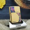 BẬT LỬA ZIPPO MẠ VÀNG TOÀN THÂN, KHẢM XÀ CỪ 2 MẶT BẢN ĐẶC BIỆT TRIỆN SHELLFISH (CỰC HIẾM) NĂM 2012 ZL156