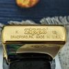 BẬT LỬA ZIPPO MẠ VÀNG TOÀN THÂN, KHẢM XÀ CỪ 2 MẶT BẢN ĐẶC BIỆT TRIỆN SHELLFISH (CỰC HIẾM) NĂM 2012 ZL156