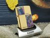 BẬT LỬA ZIPPO MẠ VÀNG TOÀN THÂN, KHẢM XÀ CỪ 2 MẶT BẢN ĐẶC BIỆT TRIỆN SHELLFISH (CỰC HIẾM) NĂM 2012 ZL157