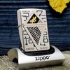 BẬT LỬA ZIPPO MẠ BẠC LIMITED CHỦ ĐỀ BÒ SÁT ĐỜI XIII NĂM 1997 ZL85