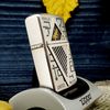 BẬT LỬA ZIPPO MẠ BẠC LIMITED CHỦ ĐỀ BÒ SÁT ĐỜI XIII NĂM 1997 ZL85